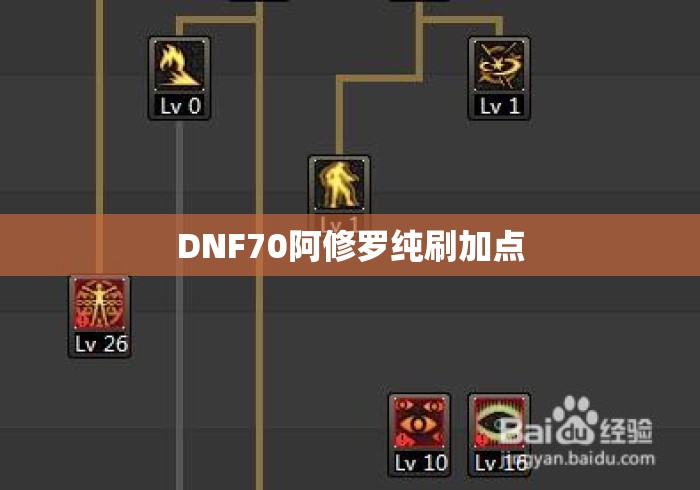 DNF70阿修罗纯刷加点